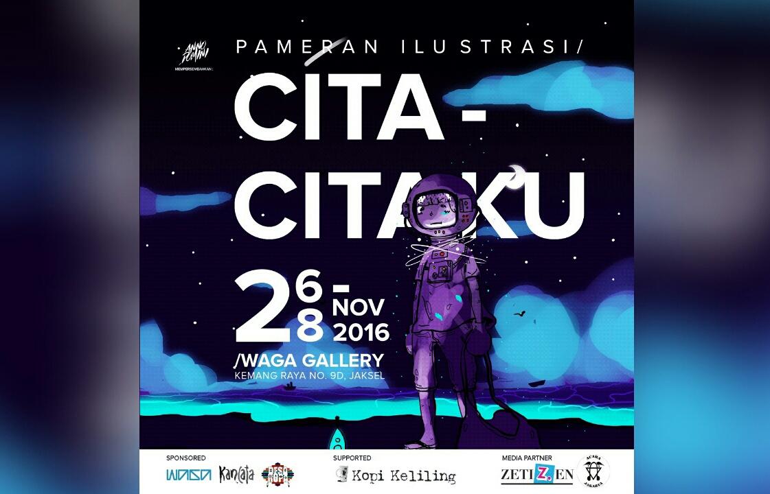 Nostalgia Masa Kecil dalam Pameran Ilustrasi "Cita-citaku" oleh Anno Domini