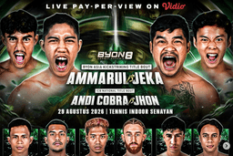 Byon Combat Showbiz 8: Jeka Saragih vs Ammarul Shafiq Jadi Duel Utama, Ada 13 Pertandingan Menarik